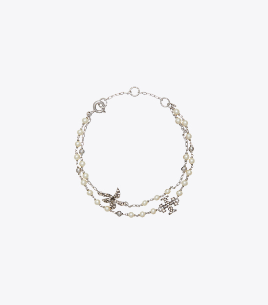 MOONDANCE MULTI STRAND PEARL BRACELET