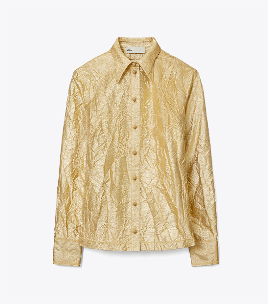 CRUSHED SILK SHIRT