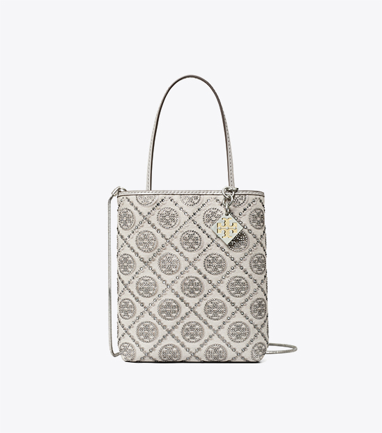 T Monogram Night Owl Embellished Mini Tote