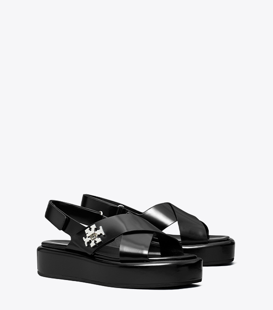 T LOCK PLATFORM SANDAL